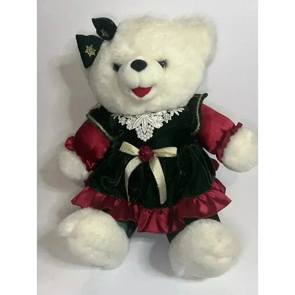 Vintage Snowflake Teddy 1998 Plush 23